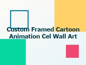 Custom Framed Cartoon Animation Cel Wall Art